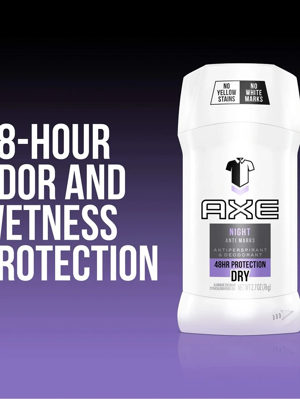 Axe Night Anti Marks Antiperspirant & Deodorant 2.7oz